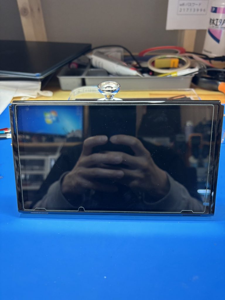 新型switch基板を固定した写真